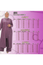 Büyük Beden Taş Baskılı Sandy Takım -İndigo - 47304 - Görsel 3