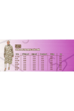 Büyük Beden Yaka Fırfırlı Jesica Tunik - Yaprak Desen Gül - 58028 - Görsel 3