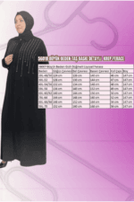 Büyük Beden Taş Baskı Detaylı Krep Ferace - Taba - 56018 - Görsel 3