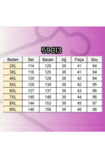 Büyük Beden Arkası Lastikli Cepli Modal Pantolon - Gül Kurusu - 59013 - Görsel 3