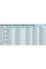 Büyük Beden Yüksek Beli Lastikli Penye Pantolon - Kahve - 39001 - Görsel 3