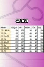 Büyük Beden Omzu Taş Detaylı Penye Ceket - İndigo - 53069 - Görsel 3