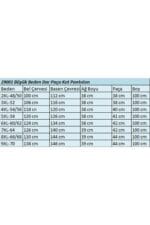 Büyük Beden Dar Paça Kot Pantolon - Mavi - 29001 - Görsel 3