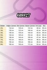 Büyük Beden Yıldız Taş Baskılı Penye Tunik - Siyah - 68027 - Görsel 3