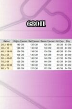 68011 Büyük Beden Önü Taş Detaylı Penye Tunik - Mor - Large Moda - Görsel 7
