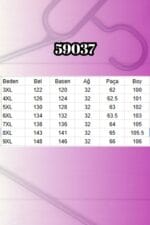 Büyük Beden Önü Taşlı Bol Paça Kot Pantolon - Antrasit - 59037 - Görsel 6