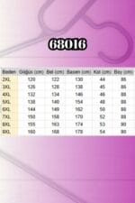 Büyük Beden Yanları Taş Detaylı Penye Tunik - Siyah - 68016 - Görsel 7