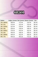 Büyük Beden Yakası Biyeli Önü Taşlı Penye Tişört - Kahve - 68501 - Görsel 5