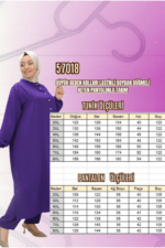 Büyük Beden Kolları Lastikli Boydan Düğmeli Airobin Pantolonlu Takım - Lacivert - 57018 - Görsel 4