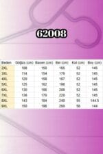 Büyük Beden Yarım Patlı Hakim Yaka Elbise - Desenli Siyah - 62008 - Görsel 3