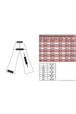 Büyük Beden Beli Lastikli Boru Paça Pantolon - Kahve - 29020 - Görsel 3