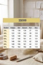 Büyük Beden Kolu Lastikli Penye Elbise - Mürdüm - 22008 - Görsel 3