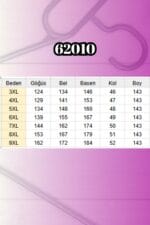 Büyük Beden Ön Patlı Pat Üzeri Perçinli Airobin Elbise - Mürdüm - 62010 - Görsel 7