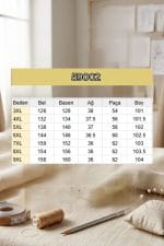 Büyük Beden Pile Detaylı Penye Pantolon - Koyu İndigo - 59002 - Görsel 11