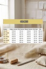 Büyük Beden Büyü Düğme Detaylı Maroken Gömlek - Bej - 68035 - Görsel 6