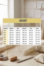 Büyük Beden Aksesuar Detaylı Keten Tunik - Yağ Yeşili - 68037 - Görsel 6