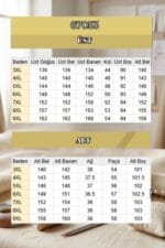 Büyük Beden Kıstırma Biyeli Double Tensel Pantolonlu Takım - Haki - 67053 - Görsel 5