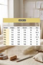 Büyük Beden Kol Manşetli Cupra Gömlek - Siyah - 68059 - Görsel 6