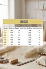 Büyük Beden Beli Lastikli Modal Etek - Siyah - 65003 - Görsel 3