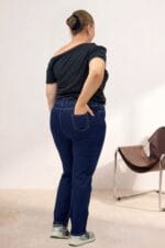 Darpaça Kot Pantolon - Lacivert - 5053 - Görsel 4
