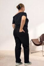 Darpaça Kot Pantolon - Siyah - 5053 - Görsel 5