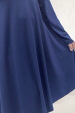 Büyük Beden Modal Mevlana Tunik - Lacivert - 68090 - Görsel 2