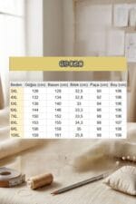 Büyük Beden Beli Lastikli Double Etek Pantolon - Lacivert - 69020 - Görsel 5
