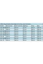 Büyük Beden Beli Düğmeli En Boy Likra Pantolon - Kahve - 29021 - Görsel 3