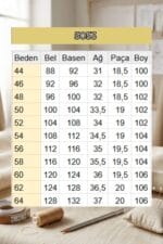 Beli Yarı Lastikli Kot Pantolon - Mavi - 5053-1 - Görsel 3