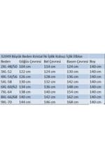 Büyük Beden ModalKolsuz Elbise - Siyah - 42050 - Görsel 3