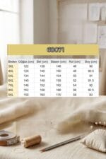 Büyük Beden Taş Detaylı Kot Gömlek - Kar Yıkama Mavi - 68071 - Görsel 5