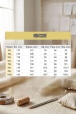 Büyük Beden Yanları Şeritli Modal Pantolon - Kahve - 69025 - Görsel 5