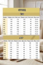 Büyük Beden Eteği Oval Kesim Modal Pantolonlu Takım - Siyah - 67082 - Görsel 6