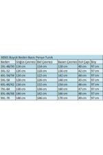 Büyük Beden Basic Penye Tunik - İndigo - 38501 - Görsel 3