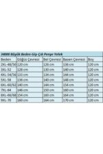 Büyük Beden Penye Giy - Çık Yelek - İndigo - 34000 - Görsel 3