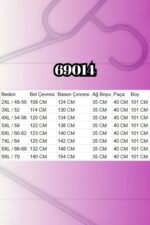 Büyük Beden Beli Lastikli Cepli Double Tensel Pantolon - Siyah - 69014 - Görsel 5