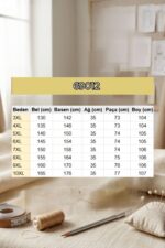 Büyük Beden Beli Lastikli Cepli Bol Paça Double Tensel Pantolon - Kahve - 69012 - Görsel 5