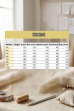 Büyük Beden Fermuarlı Üç İplik Kap- Kahve - 33096 - Görsel 4