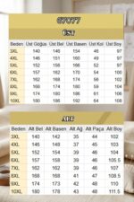 Büyük Beden Cepleri Taş Detaylı Modal Pantolonlu Takım - Siyah - 67077 - Görsel 3