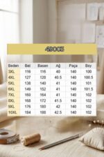 Büyük Beden Beli Lastikli Penye Etek Pantolon - Mor - 49003 - Görsel 3