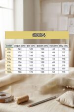Büyük Beden Hakim Yaka Fermuarlı Kapitone Kap - Siyah - 63034 - Görsel 3